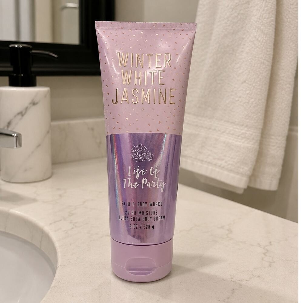 NEW! Bath & Body Works Winter White Jasmine Body Care Cream Lotion Fragrance